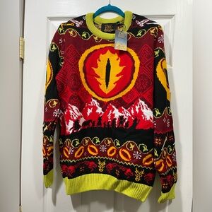New With Tags Lord Of The Rings Christmas Sweater Unisex Medium